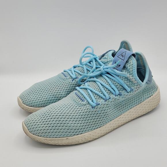 Adidas Tennis Hux Pharrell Williams Ice Blue Youth 6 Women's size 9 - Picture 1 of 9